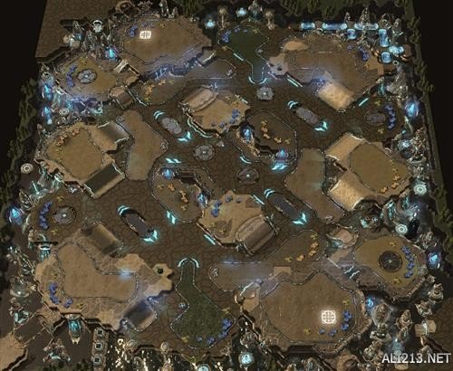 星际争霸2匹昂台地地图打法推荐_星际争霸2匹昂台地地图战术_星际地图下载