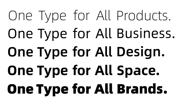 字库打包下载_阿里巴巴普惠体_阿里汉仪智能黑体