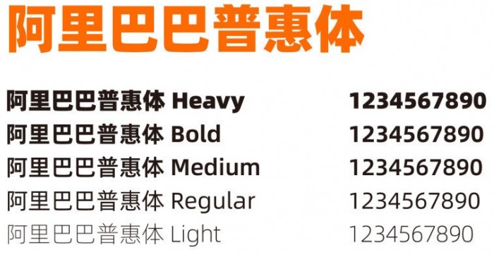 阿里巴巴普惠体_字库打包下载_阿里汉仪智能黑体