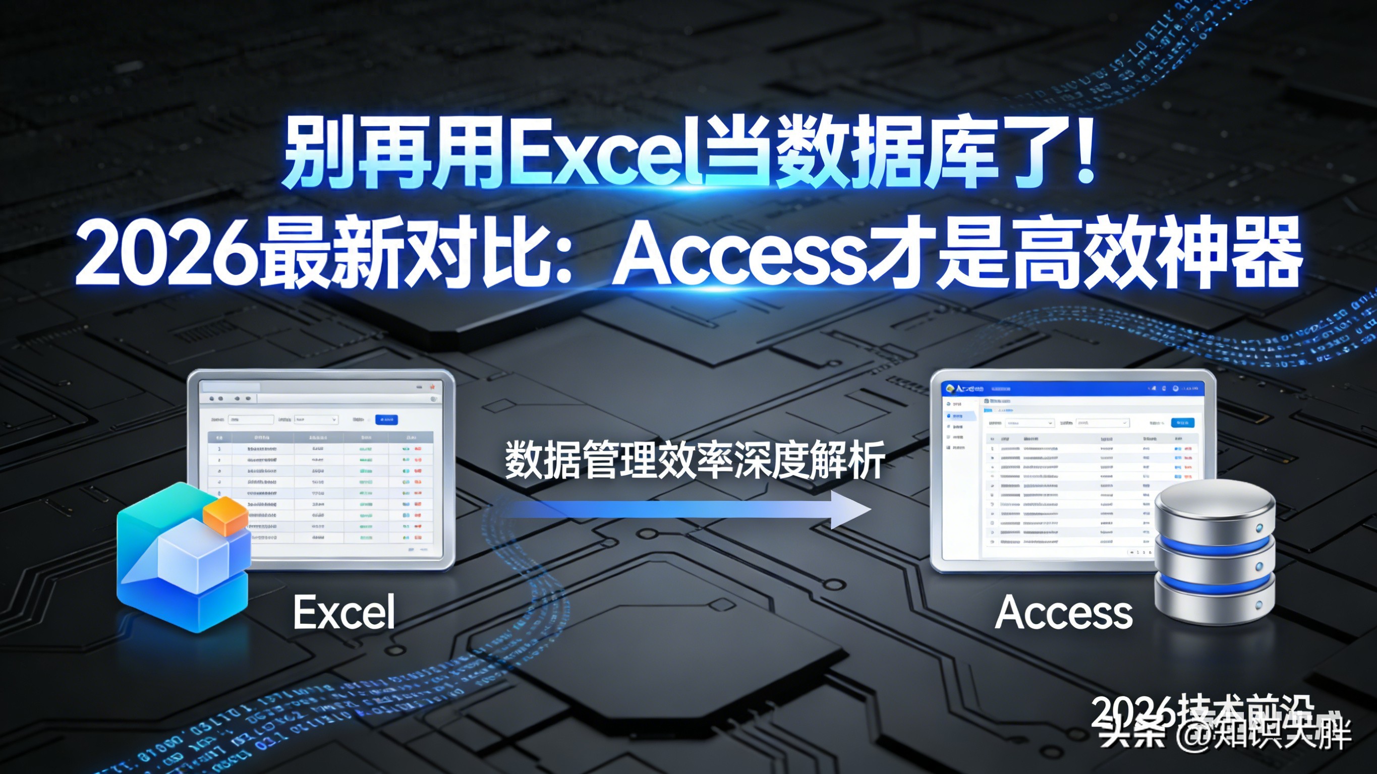 excel2026官方下载免费完整版_Excel数据库误用陷阱_Access与Excel核心区别